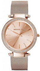 Michael Kors Darci Rose Gold Dial Rose Gold Mesh Bracelet Watch