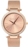 Michael Kors Darci Rose Gold Dial Rose Gold Mesh Bracelet Watch for Women - MK3369