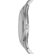 Michael Kors Slim Runway Quartz Pink Dial Silver Steel Strap Watch For Women - MK3380