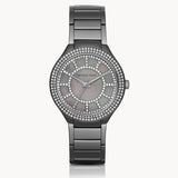 Michael Kors Kerry Gunmetal Dial Steel Strap Watch for Women - MK3410