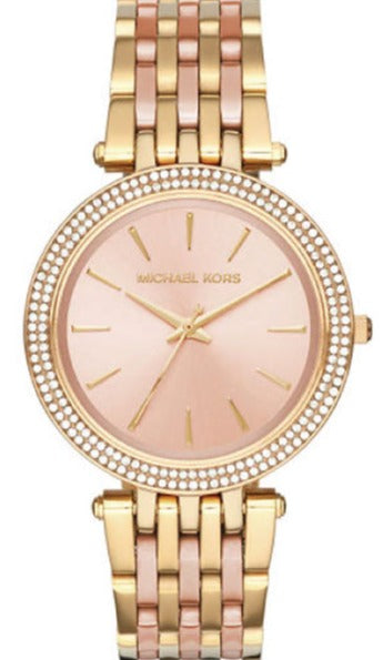 Michael Kors Darci Ladies' Rose Gold-Plated Bracelet Watch