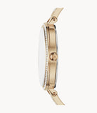 Michael Kors Jaryn Quartz Gold Dial Gold Steel Strap Watch For Women - MK3784