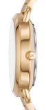 Michael Kors Portia Quartz White Dial Gold Steel Strap Watch for Women - MK3840