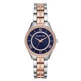 Michael Kors Lauryn Quartz Blue Dial Two Tone Steel Strap Watch For Women - MK3929