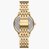 Michael Kors Melissa Quartz Gold Dial Gold Steel Strap Watch for Women - MK4368