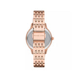 Michael Kors Melissa Pave Quartz Rose Gold Dial Rose Gold Steel Strap Watch for Women - MK4372