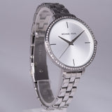 Michael Kors Charley Quartz Silver Dial Silver Steel Strap Watch for Women - MK4398