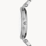 Michael Kors Melissa Quartz Silver Dial Silver Steel Strap Watch for Women - MK4367