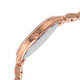 Michael Kors Lauryn Mother of Pearl Dial Rose Gold Dial Rose Gold Steel Strap Watch For Women - MK4491