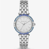 Michael Kors Darci Quartz White Dial Silver Steel Strap Watch For Women - MK4516