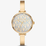 Michael Kors Naia Quartz Gold Dial Gold Steel Strap Watch for Women - MK4687