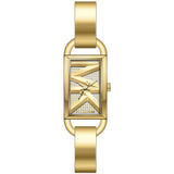 Michael Kors Empire Analog Gold Dial Gold Steel Strap Watch for Women - MK4840