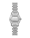 Michael Kors Lexington Three-Hand Silver Dial Silver Steel Strap Watch for Women - MK4843