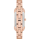 Michael Kors Empire Pavé Analog Rose Gold Dial Rose Gold Steel Strap Watch for Women - MK4858