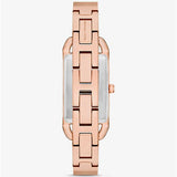 Michael Kors Empire Pavé Analog Rose Gold Dial Rose Gold Steel Strap Watch for Women - MK4858