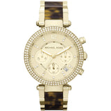 Michael Kors Parker Gold Dial Two Tone Steel Strap Watch for Women - MK5688