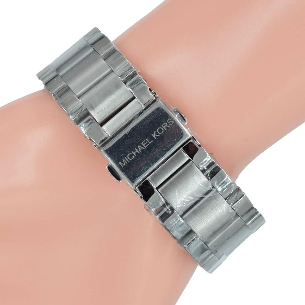 Michael Kors Blair Chronograph Silver Dial Silver Steel Strap Watch for Women - MK5459