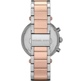 Michael Kors Parker White Dial Two Tone Steel Strap Watch for Women - MK5820