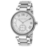 Michael Kors Skylar Silver Dial Silver Steel Strap Watch for Women - MK5866