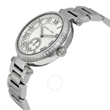 Michael Kors Skylar Silver Dial Silver Steel Strap Watch for Women - MK5866