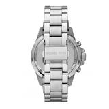 Michael Kors Everest Chronograph Gold Dial Silver Steel Strap Watch For Women - MK5870