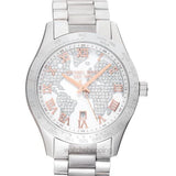 Michael Kors Layton Silver Dial Silver Steel Strap Watch for Women - MK5958