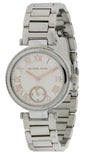 Michael Kors Skylar Quartz White Dial Silver Steel Strap Watch For Women - MK5970