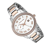 Michael Kors Whitley Analog White Dial Two Tone Steel Strap Watch For Women - MK6228