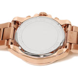 Michael Kors Brecken Chronograph Quartz Rose Gold Dial Rose Gold Steel Strap Watch For Women - MK6367