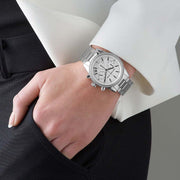 Michael Kors Ritz Silver Dial Silver Steel Strap Watch for Women - MK6428