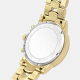 Michael Kors Ritz Chronograph Gold Dial Gold Steel Strap Watch For Women - MK6937