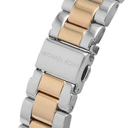 Michael Kors Everest Chronograph Silver Dial Two Tone Steel Strap Watch For Women - MK6975