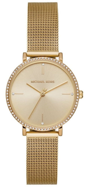 Michael Kors Darci Quartz Gold Dial Gold Mesh Strap Watch for Women - MK7121