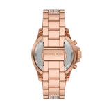 Michael Kors Everest Chronograph Rose Gold Dial Rose Gold Steel Strap Watch For Women - MK7211