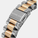 Michael Kors Lexington Chronograph Rose Gold Dial Two Tone Steel Strap Watch For Women - MK7219