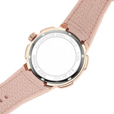 Michael Kors Sidney Multifunction White Dial Pink Silicone Strap Watch For Women - MK7222