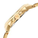 Michael Kors Camille Quartz White Dial Gold Steel Strap Watch For Women - MK7255