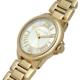 Michael Kors Camille Quartz White Dial Gold Steel Strap Watch For Women - MK7255