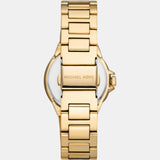 Michael Kors Camille Quartz White Dial Gold Steel Strap Watch For Women - MK7255