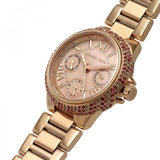 Michael Kors Mini Camille Multifunction Rose Gold Dial Rose Gold Steel Strap Watch For Women - MK7273