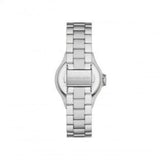 Michael Kors Lennox Three Hand Silver Dial Silver Steel Strap Watch For Women - MK7280