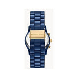 Michael Kors Runway Analog Blue Dial Blue Steel Strap Watch for Women - MK7332