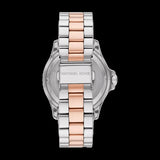 Michael Kors Everest Three Hand Rose Gold Dial Two Tone Steel Strap Watch For Women - MK7402