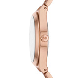 Michael Kors Lennox Analog Pink Dial Rose Gold Steel Strap Watch for Women - MK7462