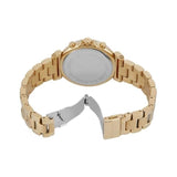 Michael Kors Maren Chronograph Gold Dial Gold Steel Strap Watch for Women - MK7493