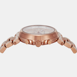 Michael Kors Maren Chronograph Rose Gold Dial Rose Gold Steel Strap Watch for Women - MK7494