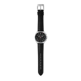 Michael Kors Sullivan Quartz Black Dial Black Leather Strap Watch For Men - MK8997