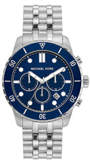 マイケル(6/9 23:59まで) Michael Kors Cunningham Chronograph Blue Dial Silver Steel
