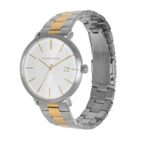 Michael Kors Blake Analog Silver Dial Two Tone Steel Strap Watch for Women - MK9134