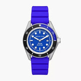 Michael Kors Maritime Three-Hand Analog Blue Dial Blue Silicone Strap Watch for Men - MK9156